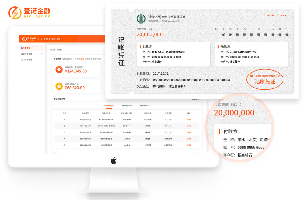 壹諾金融，區塊鏈供應鏈金融網絡，產業鏈價值連接者